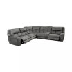 Terrine 6-Pc. Fabric Sectional with 3 Power Motion Recliners and 1 USB Console