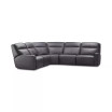 Dextan Leather 5-Pc. Sectional with 2 Power Recliners