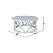 Round Ceylon Coffee Table
