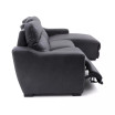 Gabrine 3-Pc. Leather Sectional with 1 Power Headrest and Chaise