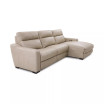 Gabrine 3-Pc. Leather Sectional with 1 Power Headrest and Chaise