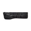 Thaniel 5-Pc. Leather Sectional with 3 Power Recliners