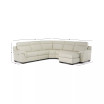 Julius II 5-Pc. Leather Chaise Sectional Sofa With 2 Power Recliners, Power Headrests & USB Power Outlet