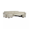 Julius II 5-Pc. Leather Chaise Sectional Sofa With 2 Power Recliners, Power Headrests & USB Power Outlet