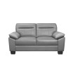 White Label Croydon 67" Leather Loveseat