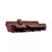 Thaniel 4-Pc. Leather Sectional with 3 Power Recliners and 1 USB Console