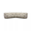 Lenardo 5-Pc. Leather Sectional with 2 Power Motion Recliners