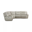 Lenardo 5-Pc. Leather Sectional with 2 Power Motion Recliners
