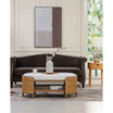 Elaine 77" Camel Back Sofa with Nailhead Accents