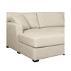 Elizabeth 3 Piece Stain-Resistant Fabric Cuddler Sectional