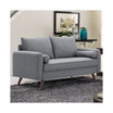Carmel Modern Style Loveseat With Fabric Upholstery