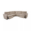 Gabrine 5-Pc. Leather Sectional with 2 Power Headrests