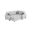 Basara Sectional Sofa with Power and USB Ports