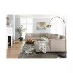 Elliot II 138" Fabric 3-Piece Chaise Sleeper Sectional