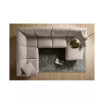 Elliot II 138" Fabric 3-Piece Chaise Sleeper Sectional