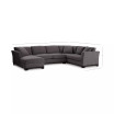 Elliot II 138" Fabric 3-Piece Chaise Sleeper Sectional
