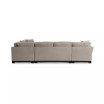 Elliot II 138" Fabric 3-Piece Chaise Sleeper Sectional