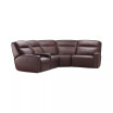 Dextan Leather 5-Pc. Sectional with 2 Power Recliners and 1 USB Console