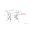Kitchener Solid Wood End Table