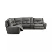 Terrine 5-Pc. Fabric Sectional with 2 Power Motion Recliners and 1 USB Console