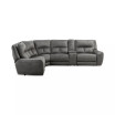 Terrine 5-Pc. Fabric Sectional with 2 Power Motion Recliners and 1 USB Console