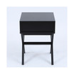 X-Leg Accent End Table With Storage