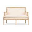 Ashtin Linen Traditional French Loveseat