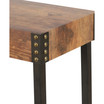 31.5" H Manufactured Wood, Metal and Iron Console and Entry Table