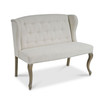 Coalton Wingback Button-Tufted Fabric Loveseat