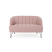 Lupine Modern Loveseat with Hairpin Legs