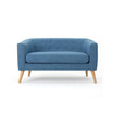 Bridie Muted Mid Century Modern Loveseat