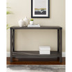Farmhouse Metal-X Entry Table with Lower Shelf
