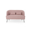 Nilton Modern Loveseat with Hairpin Legs