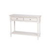 31.5" Medium Density Fiberboard, Wood 2-Drawer 1-Shelf Console and Entry Table