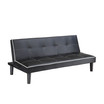 Eastchester Contemporary Faux Leather Sofa Bed