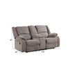 Hodge 78" Chenille Manual Recliner Loveseat