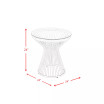 Poppy Round End Table