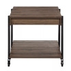 Luther 2 Piece Steel Industrial Coffee End Table Set