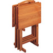 Stacy Tray Table Set with Stand