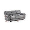 Bishop 89" Fabric Manual Recliner Sofa