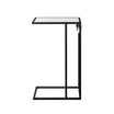Clement Marble Veneer End C-Table with USB Charging Ports and Outlets