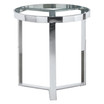 Clear Round End Table