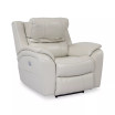 Karuse Leather Power Recliner with Power Headrest and USB Power Outlet