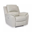 Karuse Leather Power Recliner with Power Headrest and USB Power Outlet