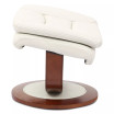 Faringdon Leather Euro Chair & Ottoman