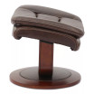 Faringdon Leather Euro Chair & Ottoman