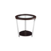 Duncan 23" Round Mixed Media End Table