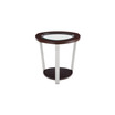 Duncan 23" Round Mixed Media End Table
