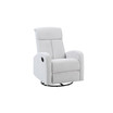 40" Polyester Amber Swivel Glider Recliner
