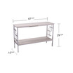 Rowena Faux Marble Console Table